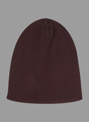 Bonnet Violet / Gris en Coton / Cachemire / Coton - MAJESTIC FILATURES
