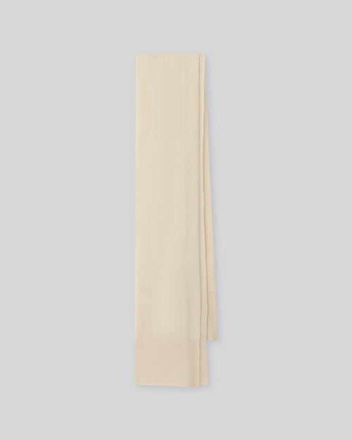 Echarpe Blanche en Raccoon / Polyamide - MAJESTIC FILATURES