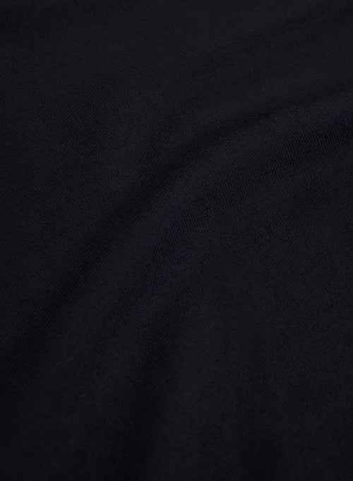 Marine-T-Shirt mit 3/4-Ärmeln und Bootsausschnitt aus Viskose - MAJESTIC FILATURES