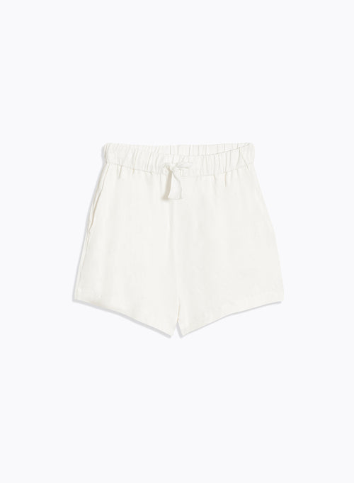 Short Écru en Viscose / Élasthanne - MAJESTIC FILATURES