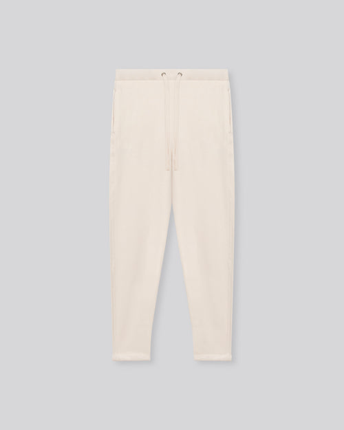 Pantalon Blanc en Viscose / Elasthanne - MAJESTIC FILATURES