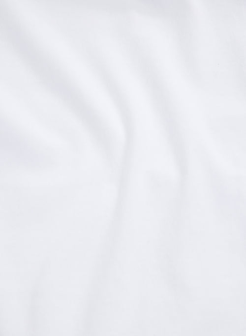 Weißes Oversize-Rundhalsausschnitt-T-Shirt mit kurzen Ärmeln aus Deluxe Baumwolle - MAJESTIC FILATURES