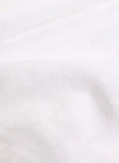 Chemise Blanche Manches Longues en Lin / Elasthanne - MAJESTIC FILATURES