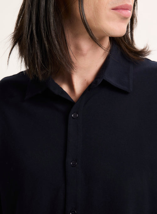 Chemise Marine Manches Longues - MAJESTIC FILATURES