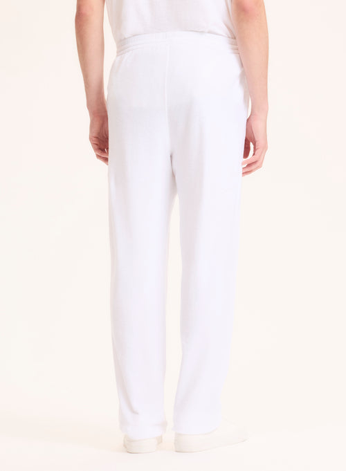 Pantalon Blanc en Coton organique / Modal - MAJESTIC FILATURES