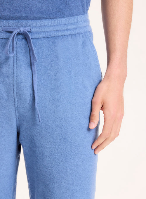 Blaue Hose aus Bio-Baumwolle / Modal - MAJESTIC FILATURES