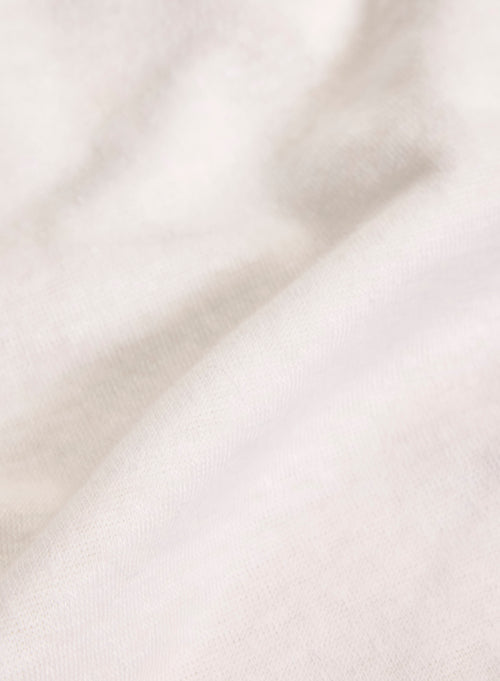 Pantalon Blanc en Lin / Coton organique - MAJESTIC FILATURES