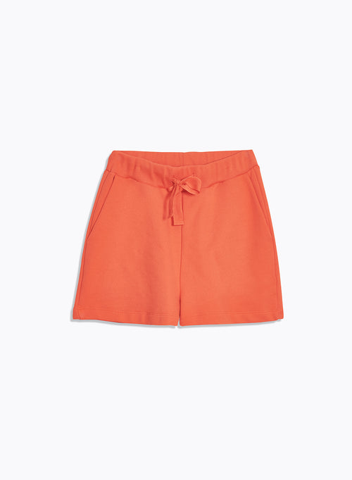 Short Orange en Coton organique - MAJESTIC FILATURES