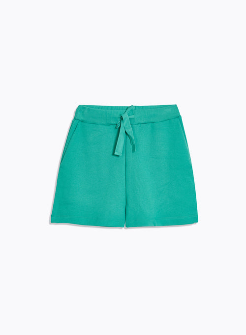 Short Vert en Coton organique - MAJESTIC FILATURES