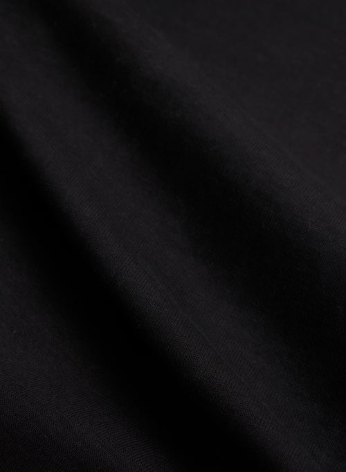 Schwarze Hose aus Lyocell / Tencel / Bio-Baumwolle - MAJESTIC FILATURES