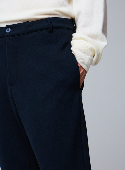 Pantalon Marine en Lyocell / Tencel / Coton organique - MAJESTIC FILATURES
