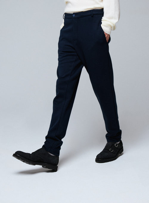 Pantalon Marine en Lyocell / Tencel / Coton organique - MAJESTIC FILATURES