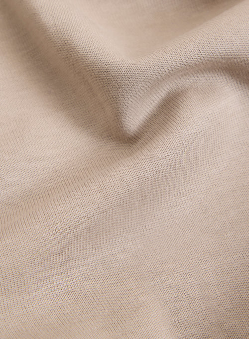 Pantalon Beige en Lyocell / Tencel / Coton organique - MAJESTIC FILATURES