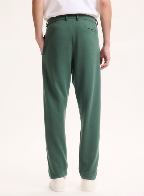 Pantalon Vert en Lyocell / Tencel / Coton organique - MAJESTIC FILATURES