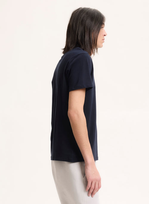 Patrice T-Shirt Rundhalsausschnitt kurze Ärmel aus Silk Touch Baumwolle - MAJESTIC FILATURES