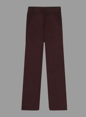 Pantalon Violet / Gris en Coton / Cachemire / Coton - MAJESTIC FILATURES