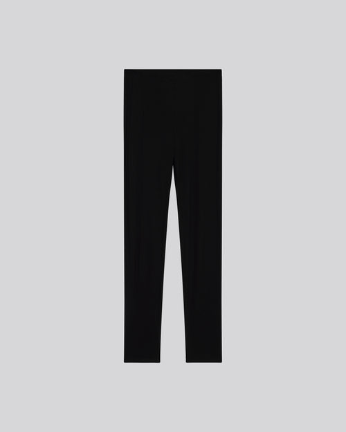 Schwarze Leggings aus Viskose und Elasthan - MAJESTIC FILATURES