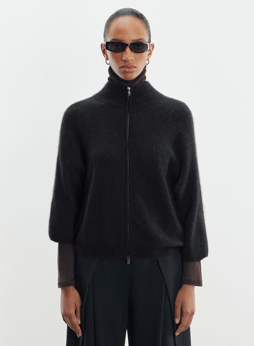 Gilet en raccoon et polyamide - MAJESTIC FILATURES