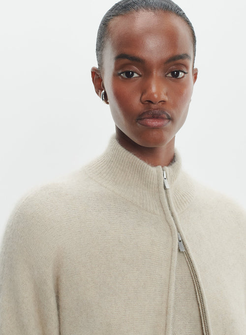 Strickjacke aus Waschbärwolle und Polyamid - MAJESTIC FILATURES