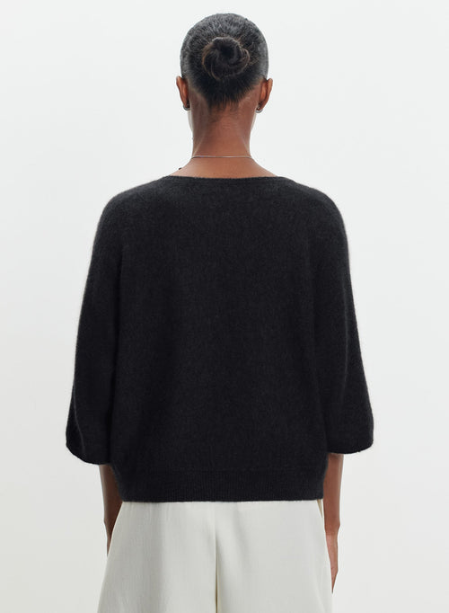 Pullover aus waschbärwolle und polyamid - MAJESTIC FILATURES