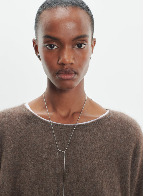 Pull en raccoon et polyamide - MAJESTIC FILATURES