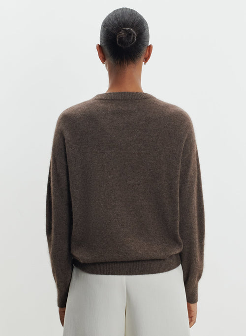 Pull en raccoon et polyamide - MAJESTIC FILATURES