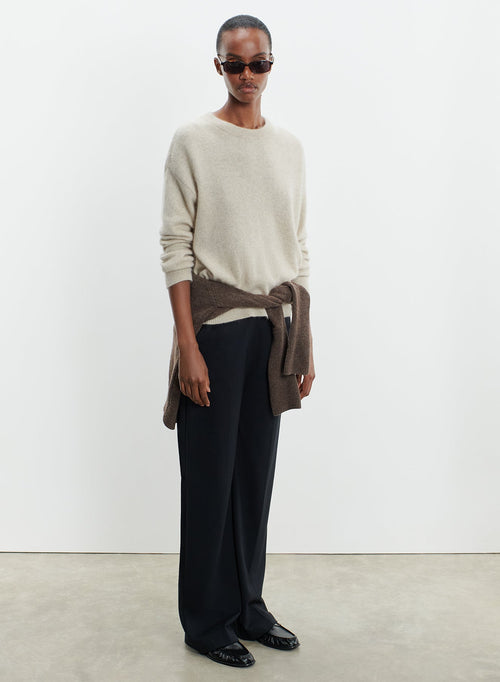 Pull en raccoon et polyamide - MAJESTIC FILATURES