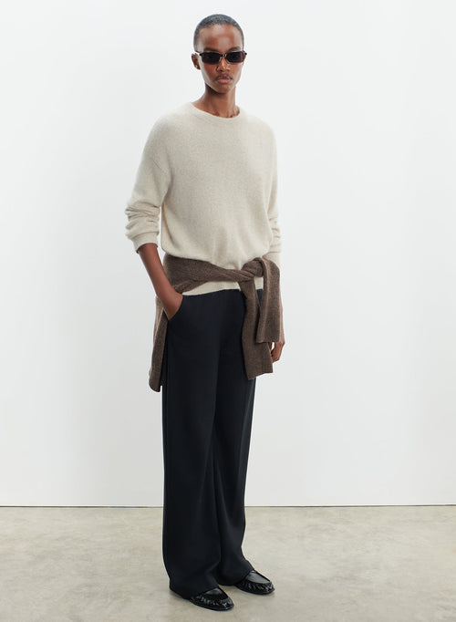 Pull en raccoon et polyamide - MAJESTIC FILATURES