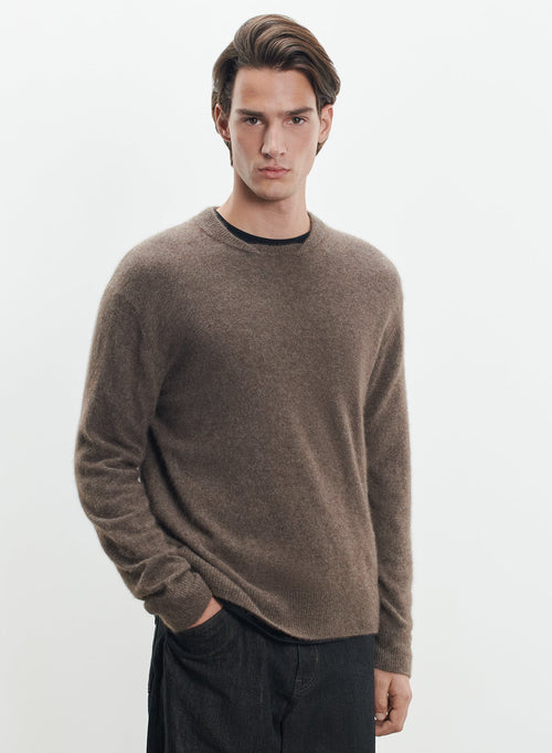 Pullover aus waschbärwolle und polyamid - MAJESTIC FILATURES