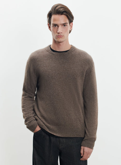 Pullover aus waschbärwolle und polyamid - MAJESTIC FILATURES
