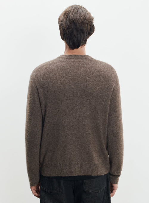 Pullover aus waschbärwolle und polyamid - MAJESTIC FILATURES