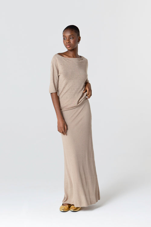 Jupe Désert en Lin - MAJESTIC FILATURES