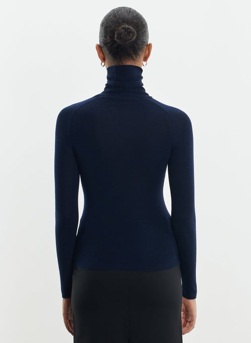 Pull en laine mérinos et soie - MAJESTIC FILATURES