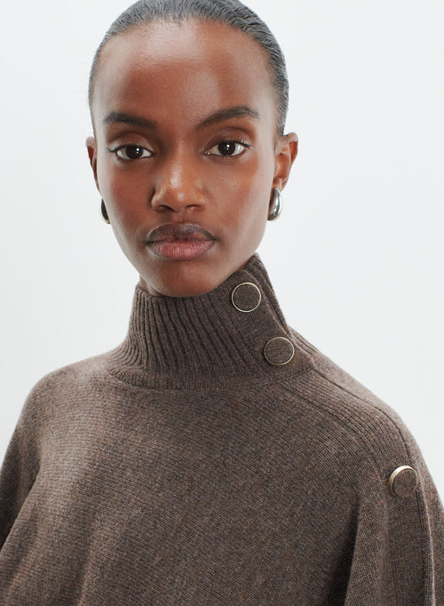 Poncho en laine mérinos - MAJESTIC FILATURES