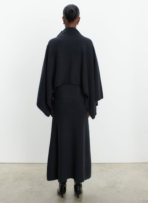 Poncho en laine mérinos - MAJESTIC FILATURES