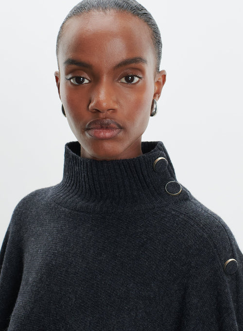 Poncho en laine mérinos - MAJESTIC FILATURES