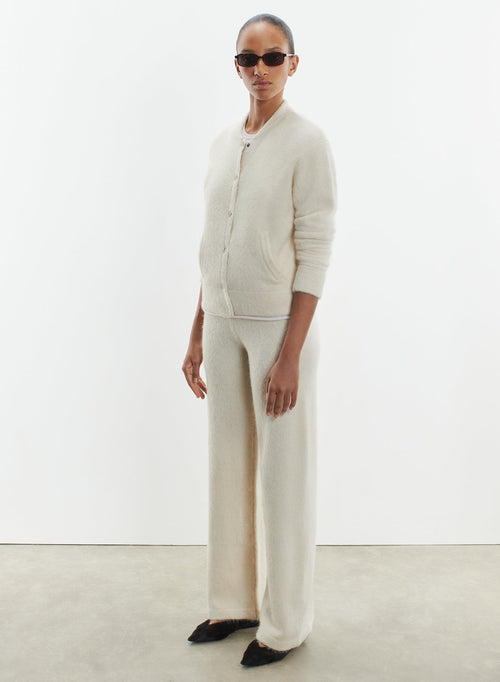 Blouson en alpaga, polyamide et élasthanne - MAJESTIC FILATURES