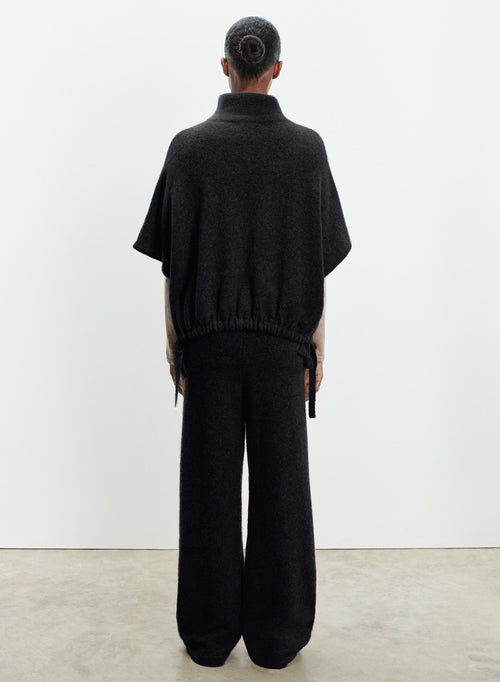 Poncho en alpaga, polyamide et élasthanne - MAJESTIC FILATURES