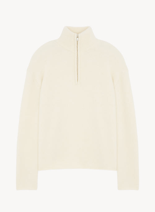 Pull en alpaga, polyamide et élasthanne - MAJESTIC FILATURES