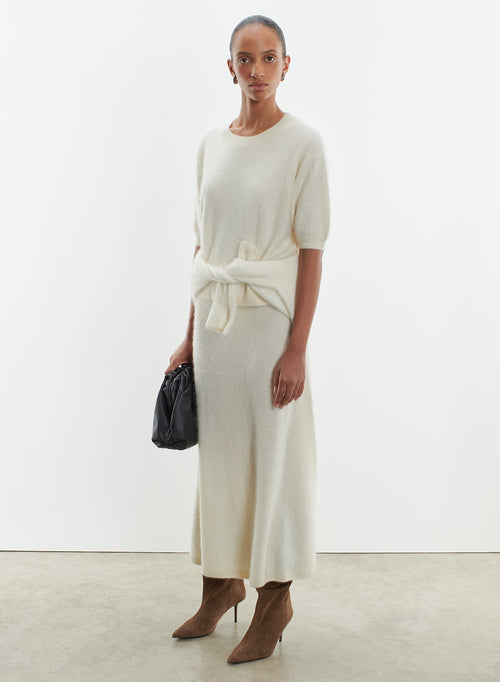 Jupe en laine et cachemire - MAJESTIC FILATURES