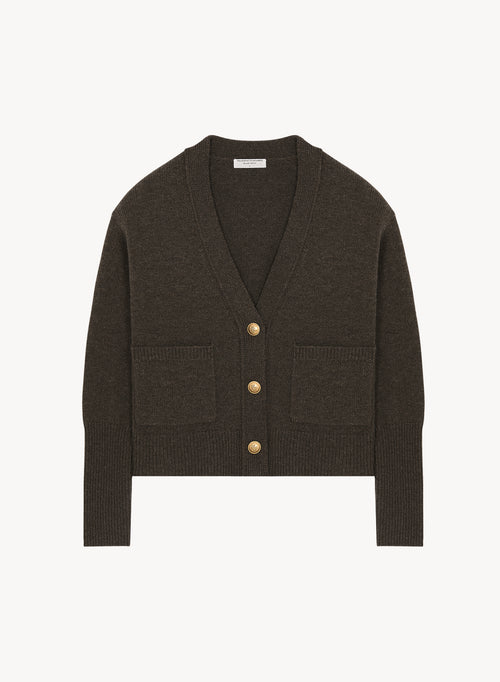 Strickjacke aus wolle und kaschmir - MAJESTIC FILATURES
