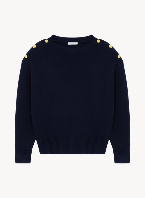 Pull en laine et cachemire - MAJESTIC FILATURES