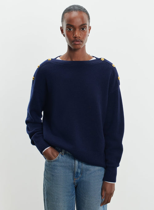 Pull en laine et cachemire - MAJESTIC FILATURES