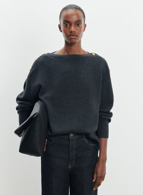 Pull en laine et cachemire - MAJESTIC FILATURES
