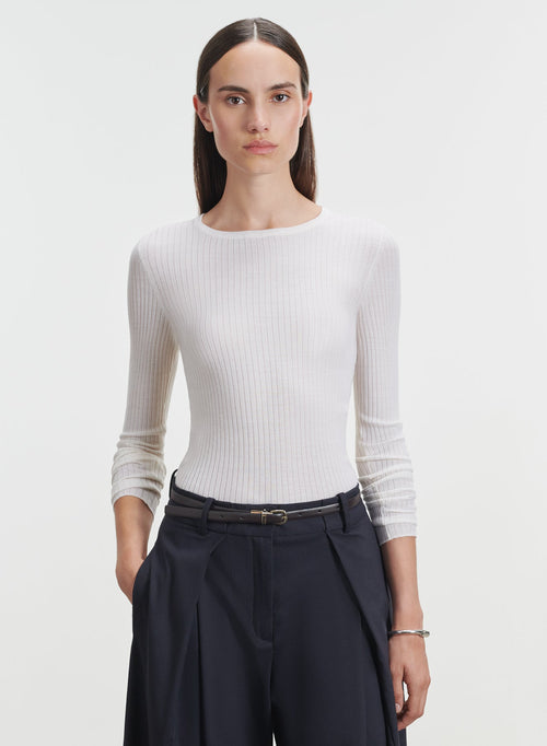 Pull en laine mérinos - MAJESTIC FILATURES