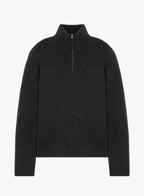 Pull en laine mérinos et élasthanne - MAJESTIC FILATURES