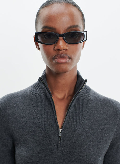 Pull en laine mérinos et élasthanne - MAJESTIC FILATURES