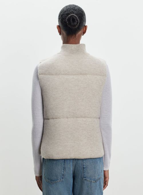 Gilet en laine mérinos et cachemire - MAJESTIC FILATURES