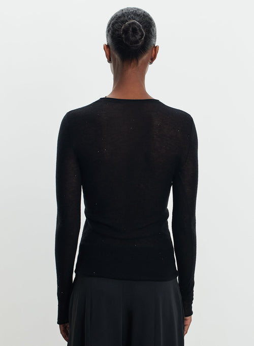Pull en laine et sequins - MAJESTIC FILATURES