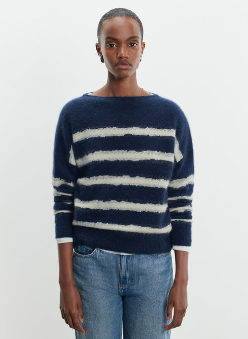 Pull en laine, fox et polyamide - MAJESTIC FILATURES